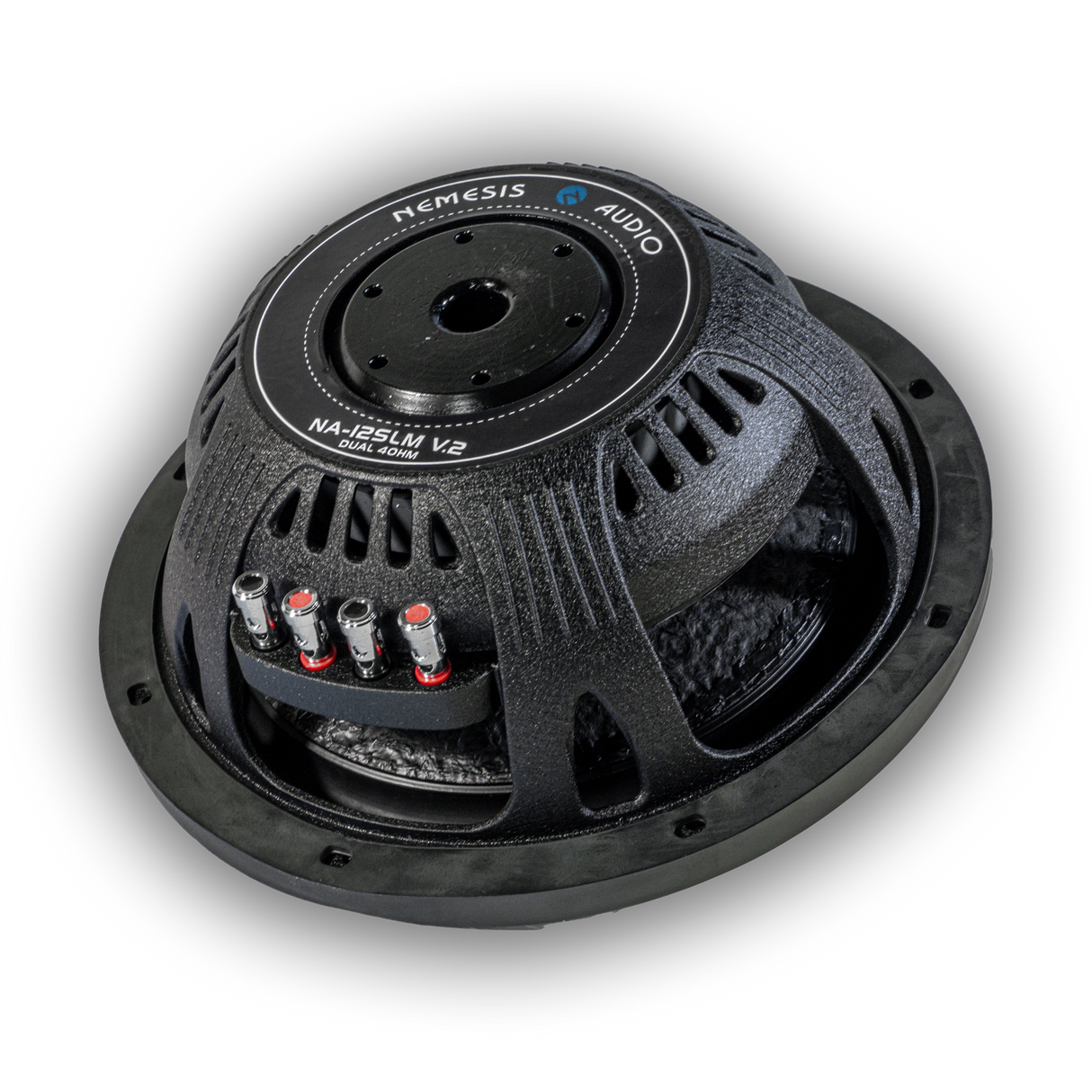 Nemesis Audio NA-12SLM v.2 12" 500W RMS Shallow Mount Subwoofer DVC 4-Ohm
