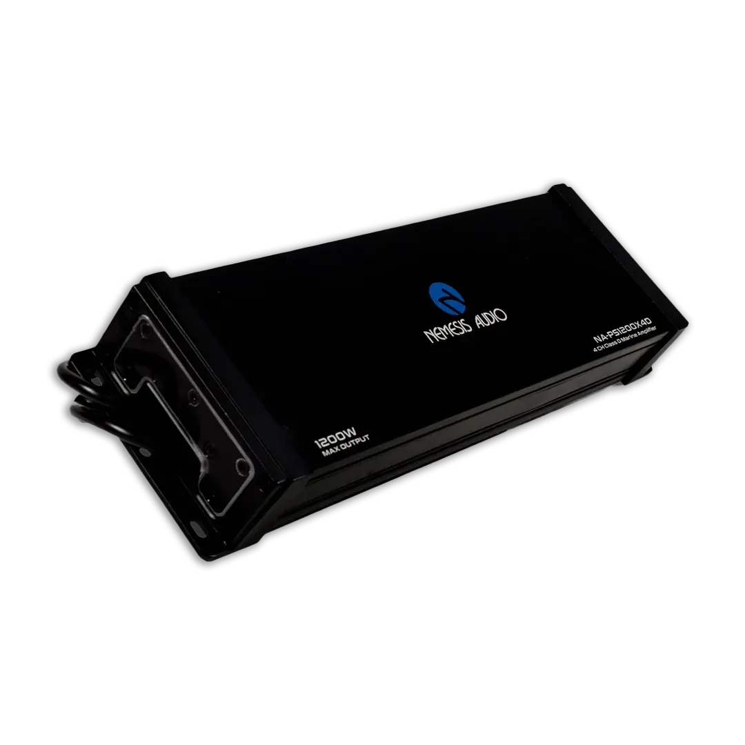 Nemesis Audio NA-PS1200X4D 600W Class D 4-Channel Marine Powersports Amplifier