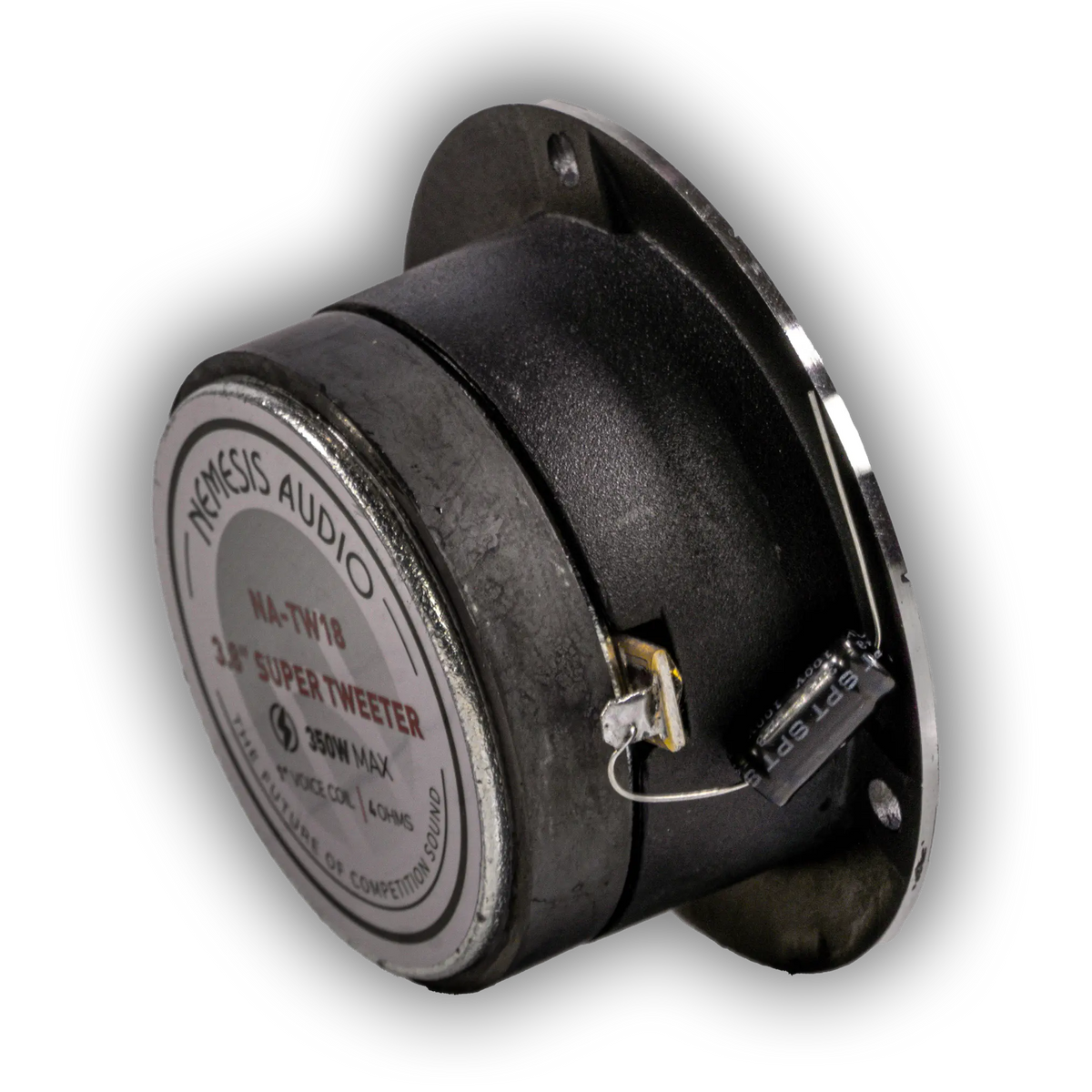 Nemesis Audio NA-TW18 3.8" 175W Pro Aluminum Super Bullet Tweeter with Capacitor Crossover (Pair)