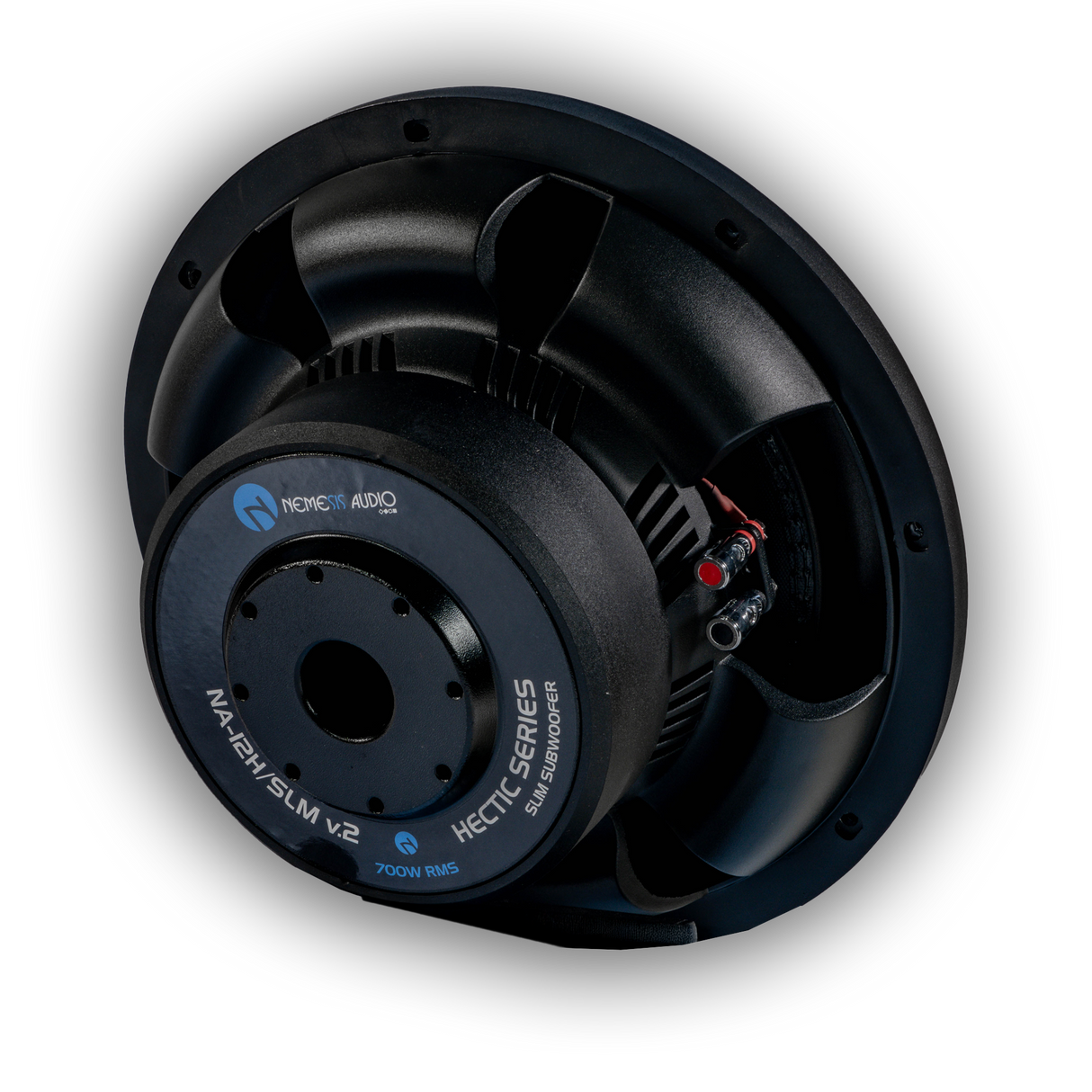 Nemesis Audio NA-12H-SLM v.2 12" 700W RMS Shallow Mount Subwoofer DVC 4-Ohm