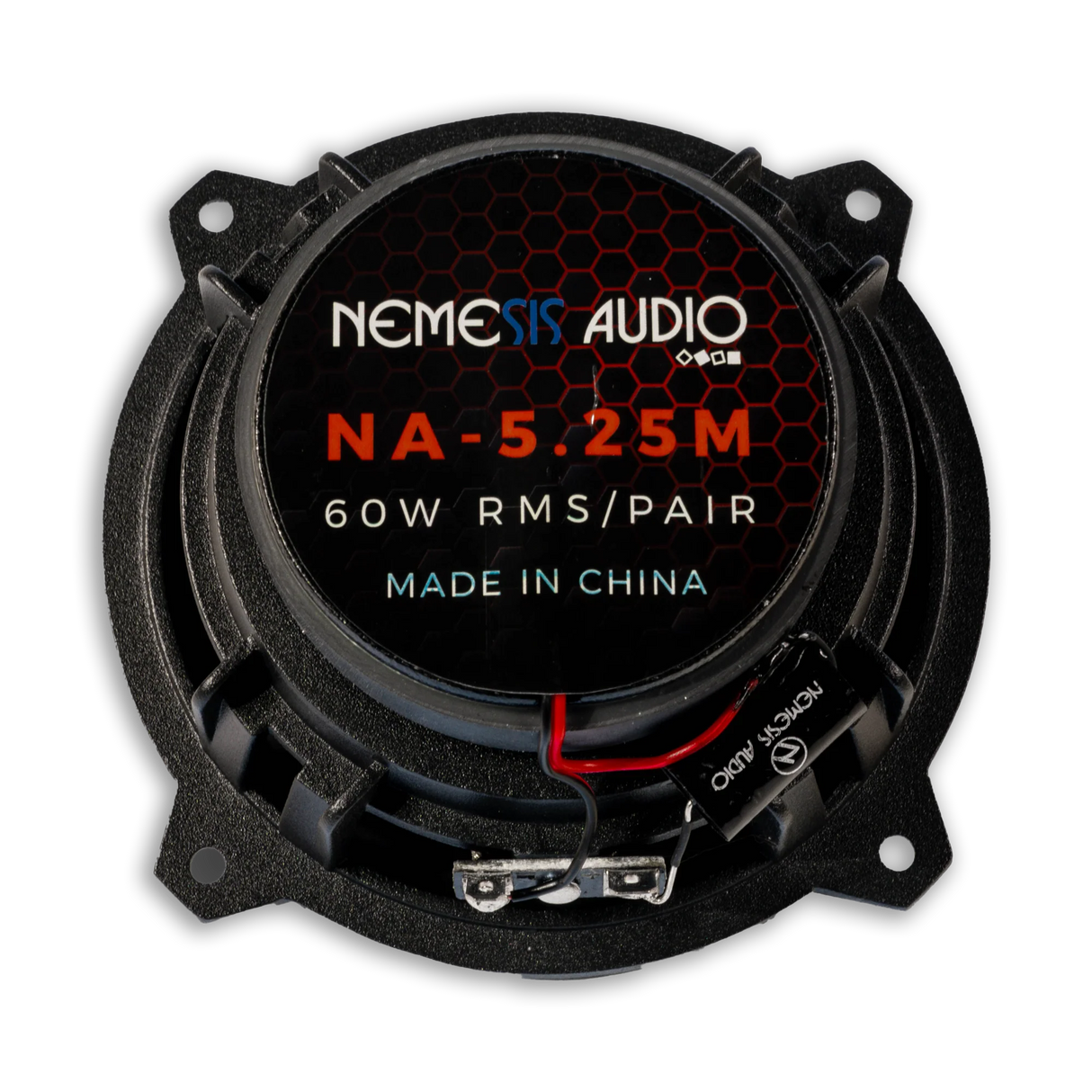 Nemesis Audio NA-5.25M 5.25" 220W 2-Way Coaxial Speakers 4-Ohm (Pair)