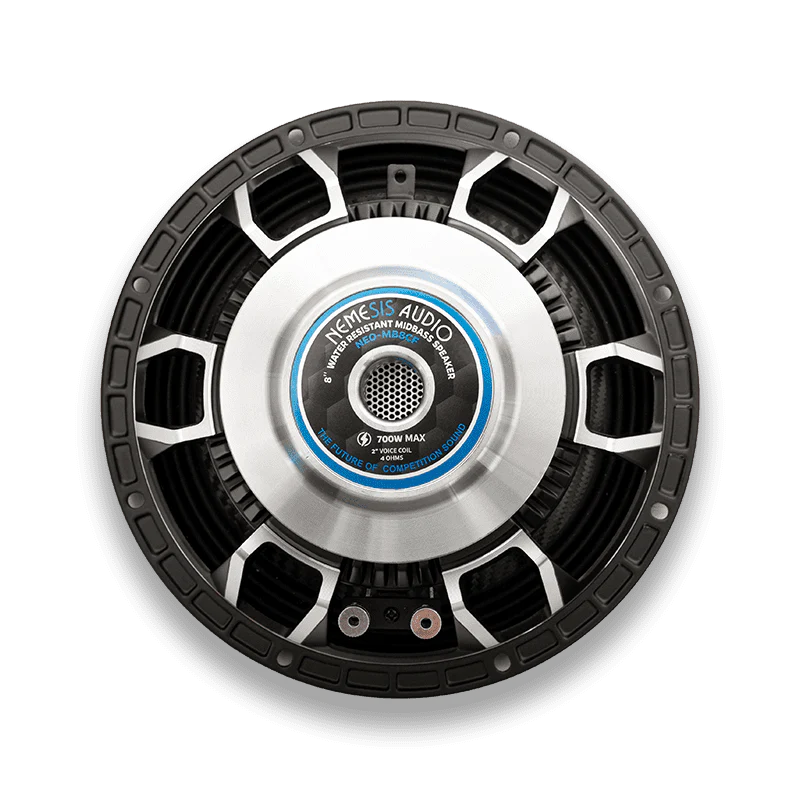 Nemesis Audio NEO-MB8CF 8″ 350W RMS Marine Neodymium Midbass Speaker (Single) Nemesis Audio