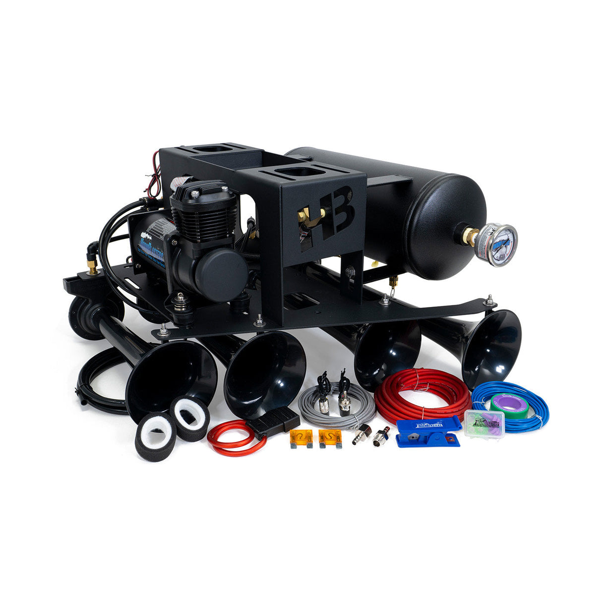 Conductor's Special 232 Spare Tire Delete® Kit HornBlasters