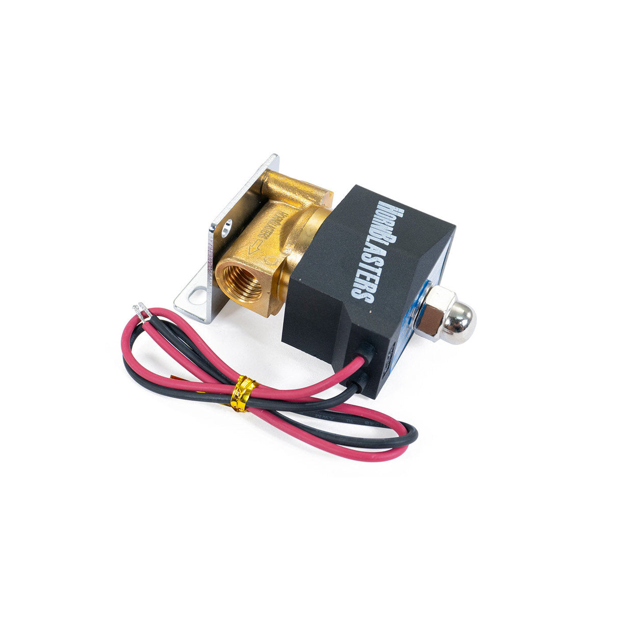 HornBlasters Brass 1/4" 24 Volt Electric Air Valve HornBlasters