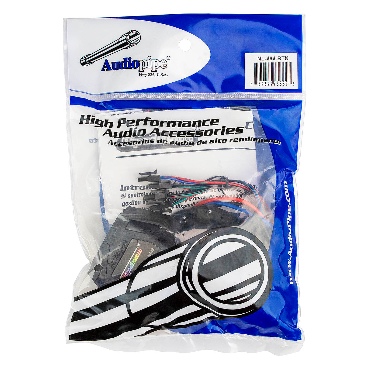 Wireless Stream RGB LED Controller (NL-464-BTK) Audiopipe