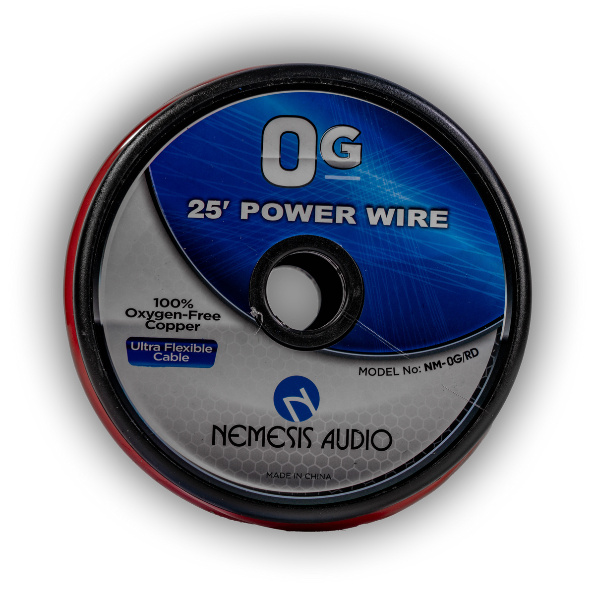 Nemesis Audio NM-0G/RD 0G Power Wire 25 Ft