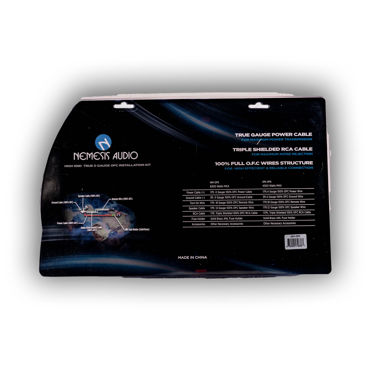 Nemesis Audio NM-0PK 100% OFC 0G Amp Kit