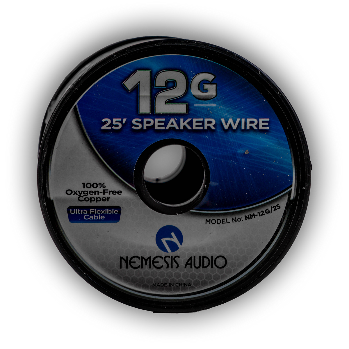 Nemesis Audio NM-12G/25 12G Copper Speaker Wire - 25 Ft