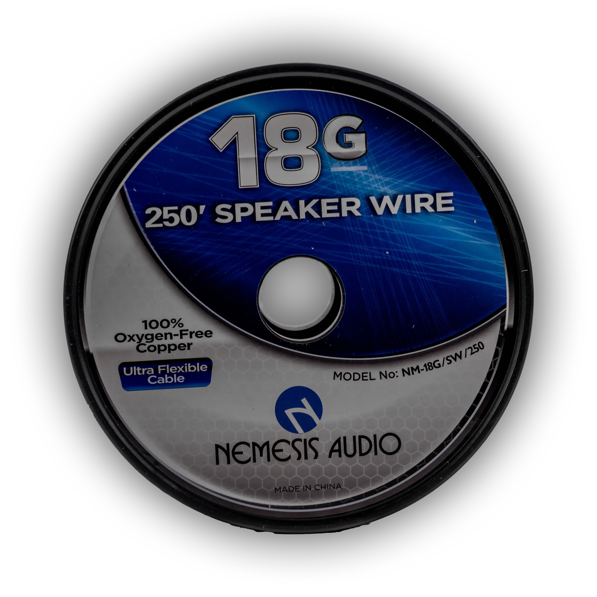 Nemesis Audio NM-18G/SW/250 18 Gauge Copper Speaker Wire - 250 Ft