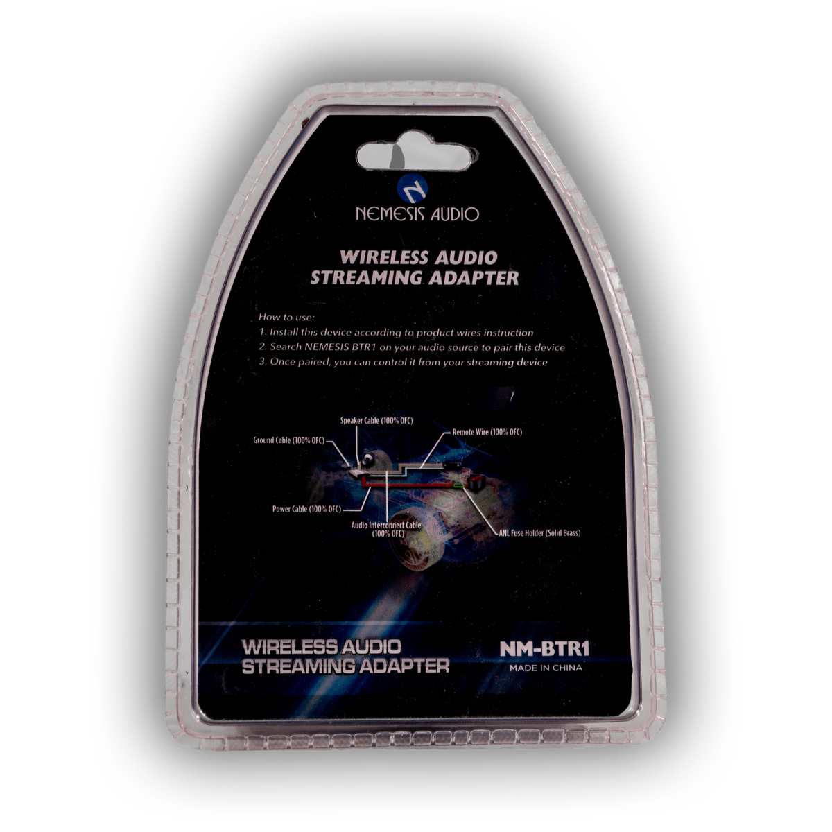 Nemesis Audio NM-BTR1 Wireless Audio Bluetooth Streaming Adapter