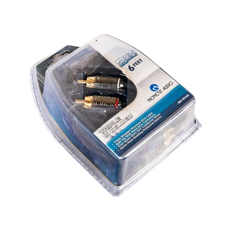 Nemesis Audio NM-RCA6 | 2-Channel 6ft Triple-Shielded RCA Cable