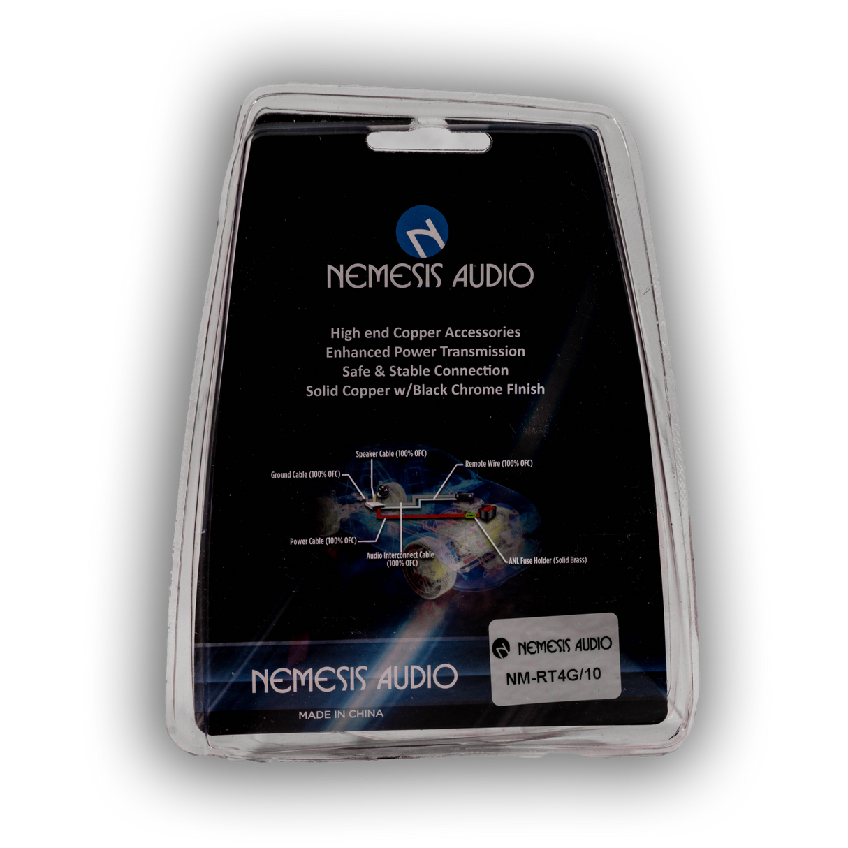 Nemesis Audio NM-RT4G/10 Copper Terminals for 4 Gauge Use - 10 Pack