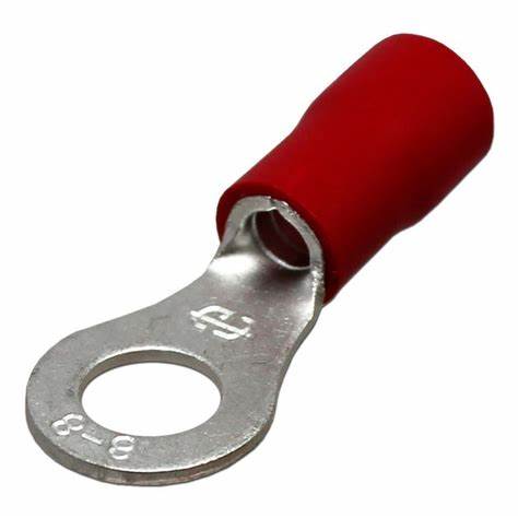 NOBLE TERMINAL RING LUG – VINYL 1/2" 8GA (5-PACK) #247 Midwest Fastener/Noble