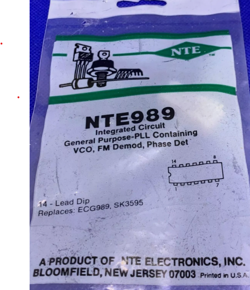 NTE989 Integrated Circuit 500KHZ 14-DIP NTE