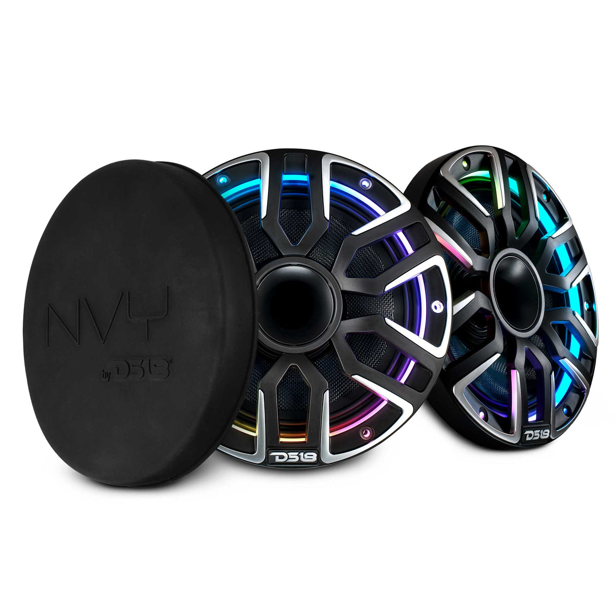 8" Marine Grade Hybrid Coaxial Speaker With Neodymium Magnet, Kevlar Cone, and Compression Driver | 200W RMS 4-Ohm