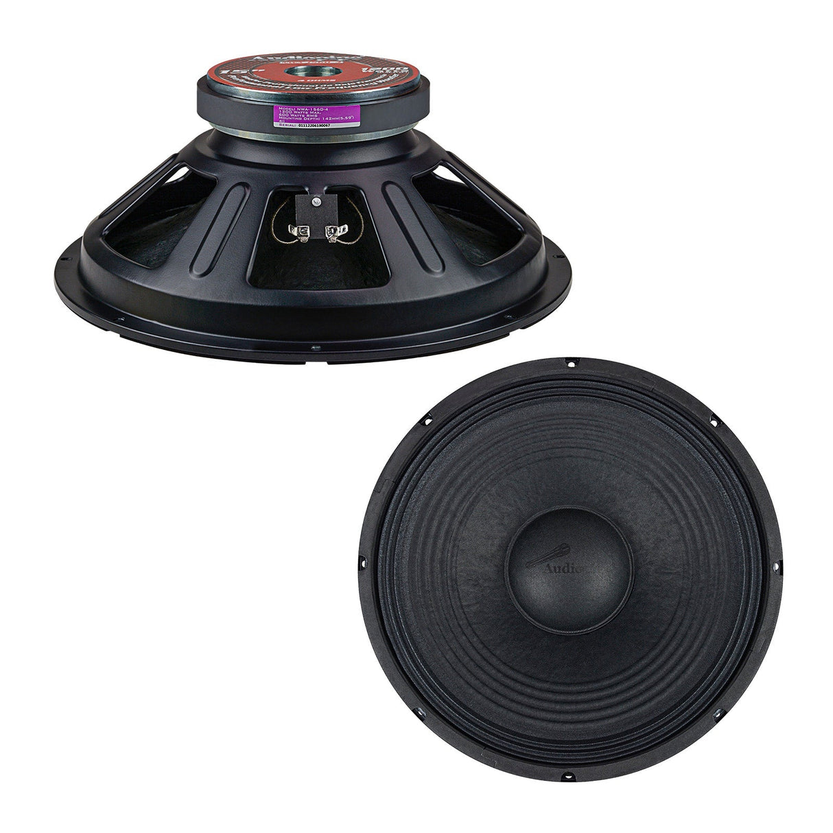 15" Professional Public Address Woofer (NWA-1560-4) Audiopipe