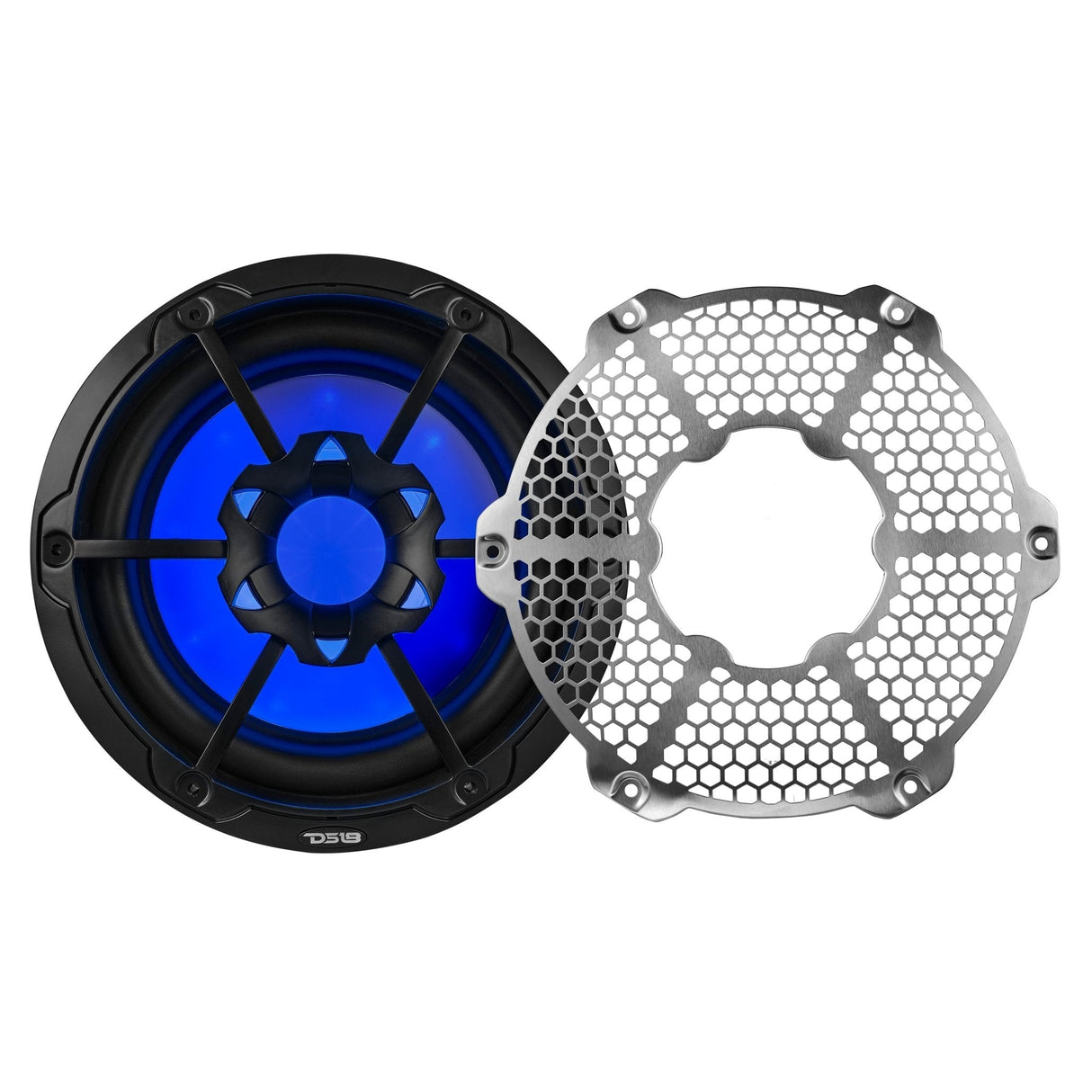NXL 10" Marine Subwoofer with LED RGB Lights 300 Watts Rms SVC 4-Ohm
