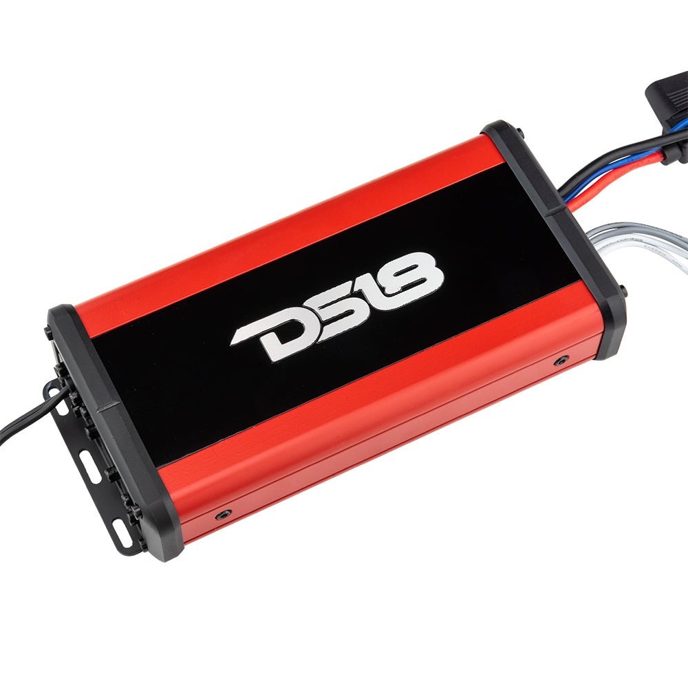 Extreme Sound System for ATVs - Loaded with 2 x 8" Coaxial Marine Speakers with RGB LED Lights