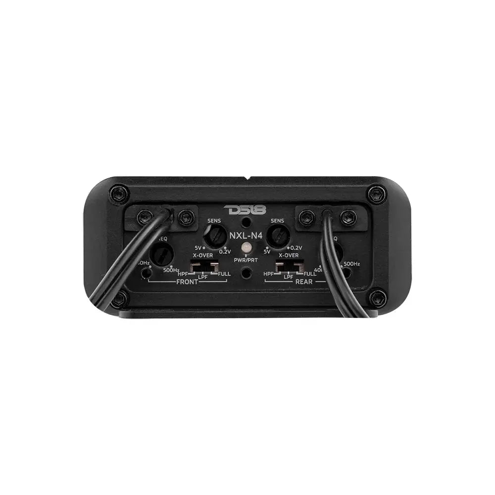 DS18 NXL-N4 NXL 4-Channel Full-Range Class D IP67 Marine and Powersports NANO Amplifier 4 x 100 Watts Rms @ 4-Ohm 1800 Watts Peak