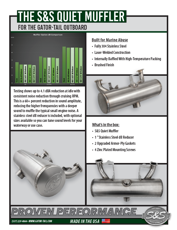 S&S Quiet Muffler Briggs