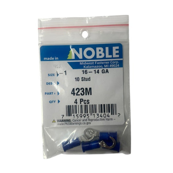 Noble Terminal Hook Vinyl #10 – 16-14GA (4-Pack) #423M Noble