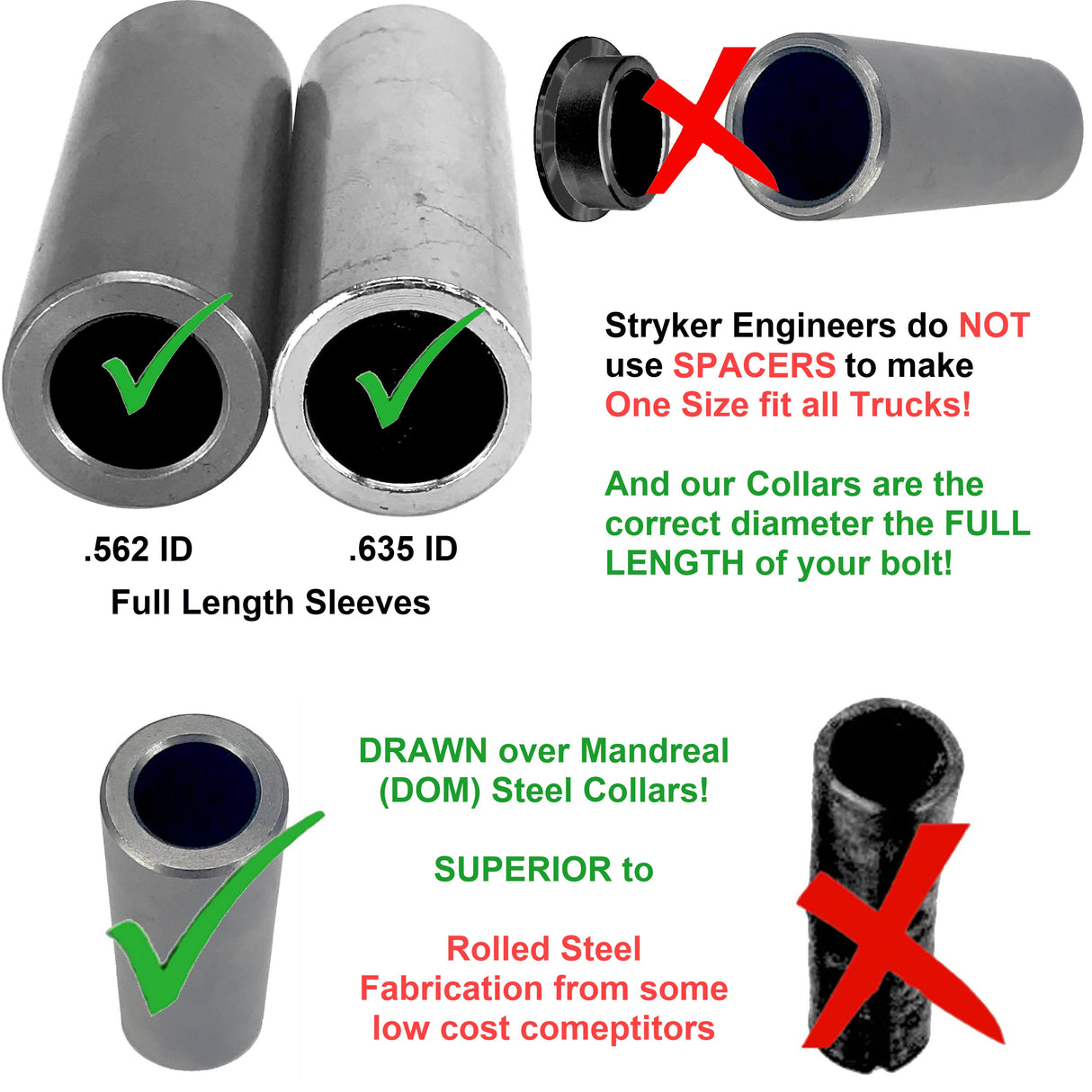 1994 - 2013 Dodge Ram 1500/2500/3500 High Clearance Control Arms for Stock to 7" Lifted Trucks Stryker Off Road Design