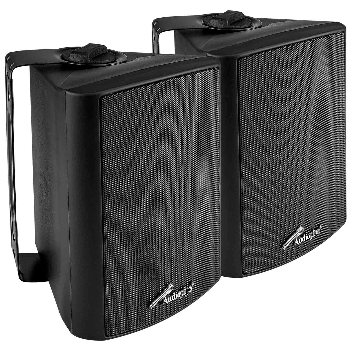 4” 2-Way Indoor/Outdoor Weatherproof Loudspeaker (ODP-423BK), Sold in pairs Audiopipe