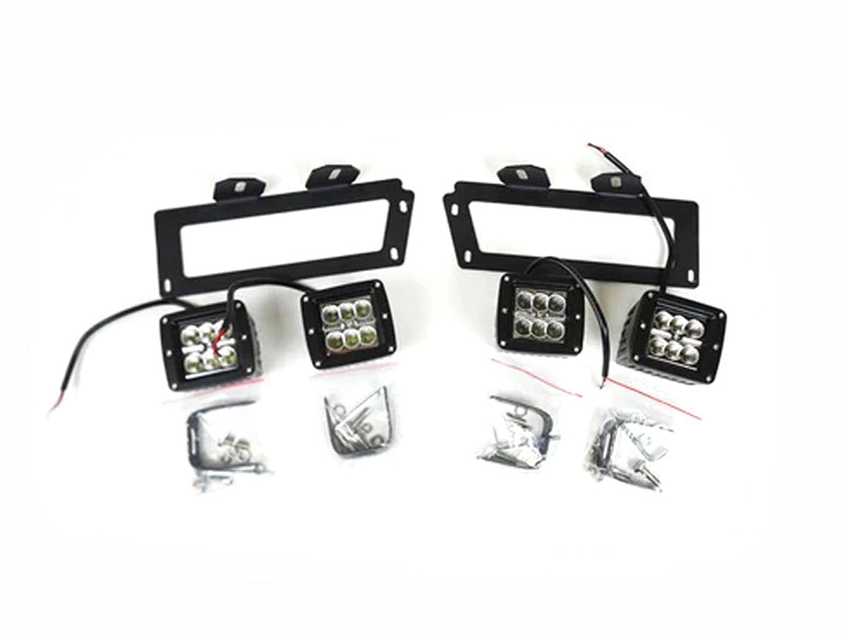 Overkill Fab, Dodge 4th Gen Cube LED Fog Light Conversion, 1994-2018 Dodge Ram 5.9L/6.7L Cummins Overkill Fab