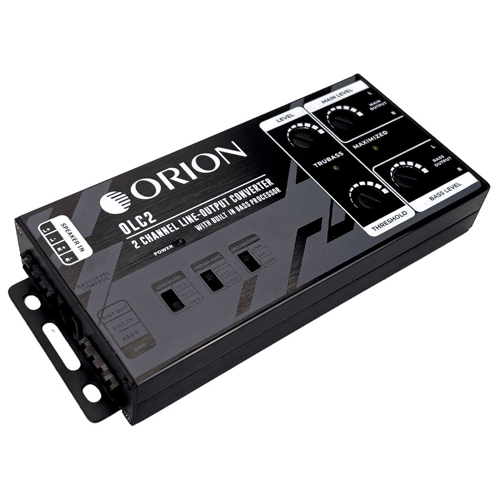 OLC2 - Two-Channel Line Out Converter With Bass Processor ORION OLC2 - Two-Channel Line Out Converter With Bass Processor OLC2 - Two-Channel Line Out Converter With Bass Processor OLC2 - Two-Channel Line Out Converter With Bass Processor OLC2 - Two-Channel Line Out Converter With Bass Processor