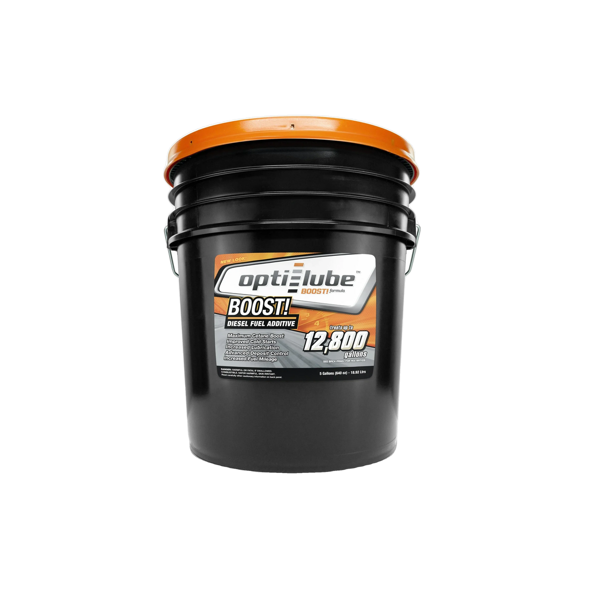 Opti-Lube Boost! Maximum Cetane Formula Diesel Fuel Additive: 5 Gallon Pail without Accessories, Treats up to 12,800 Gallons