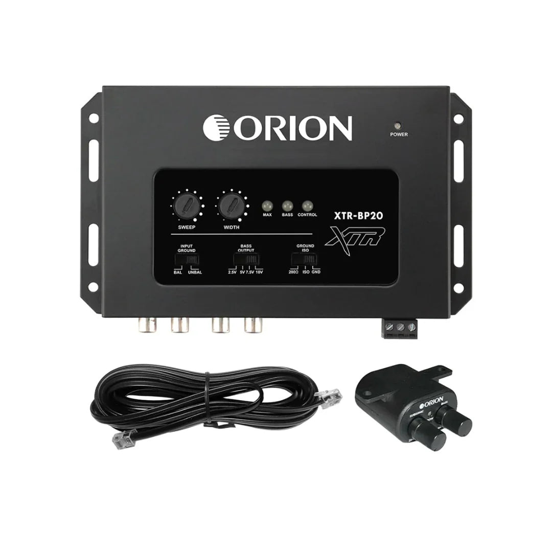 Orion XTR-BP20 Bass Processor with 10V Output & Precision Bass Control 1