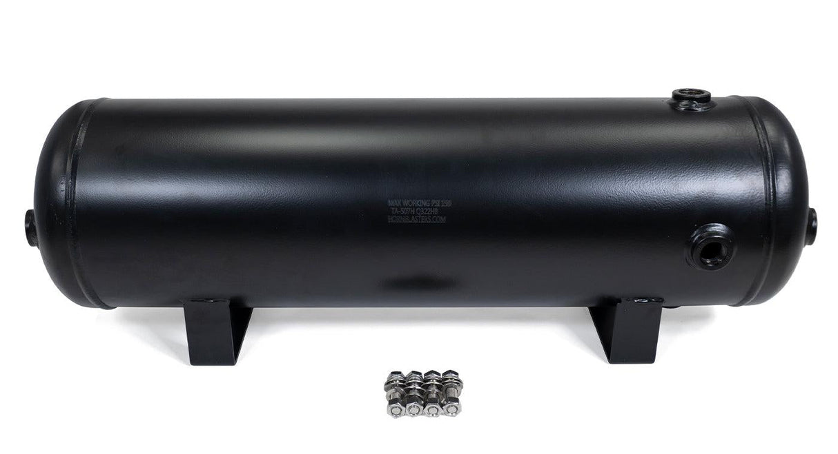 Open Box 5 Gallon 7 Port Steel Air Tank HornBlasters