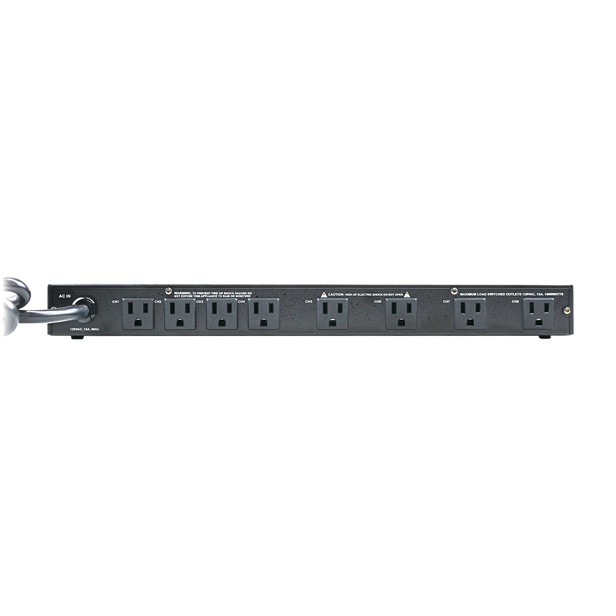 8 Rear Panel Outlets Professional Power Distributor (PD-810) Audiopipe