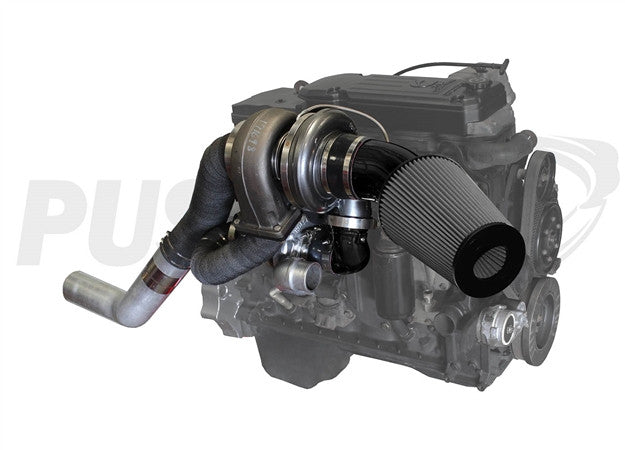 Pusher High Mount Compound Turbo System for 2013-2018 Ram 6.7L Cummins