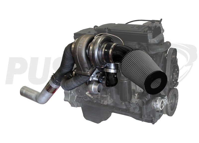 Pusher High Mount Compound Turbo System for 2003-2007 Dodge Cummins