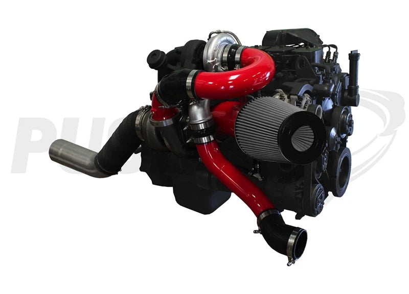 Pusher Low Mount Compound Turbo System for 1998.5-2002 Dodge Cummins