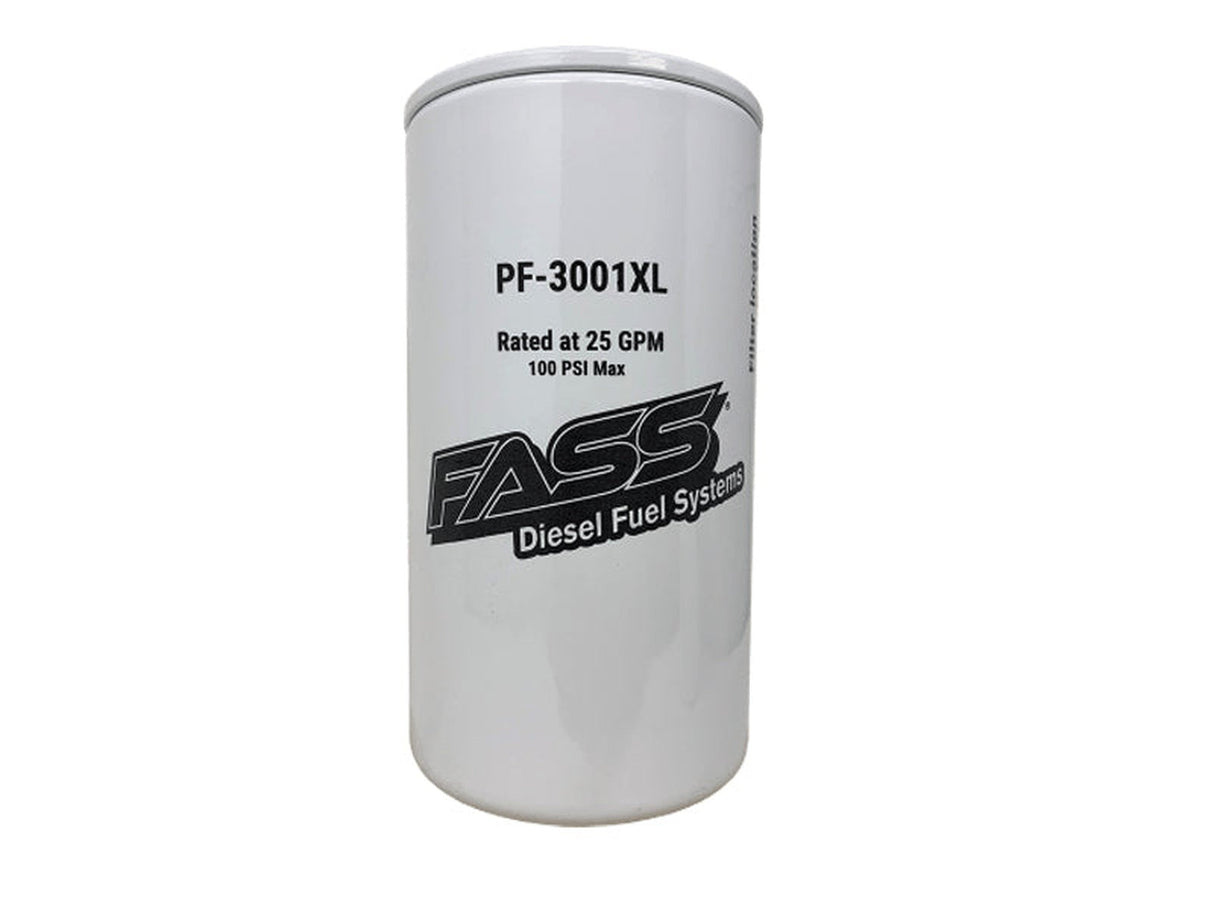 FASS PF-3001XL Extended Length Particulate Filter, Cummins, Duramax, Powerstroke FASS Diesel Fuel Systems