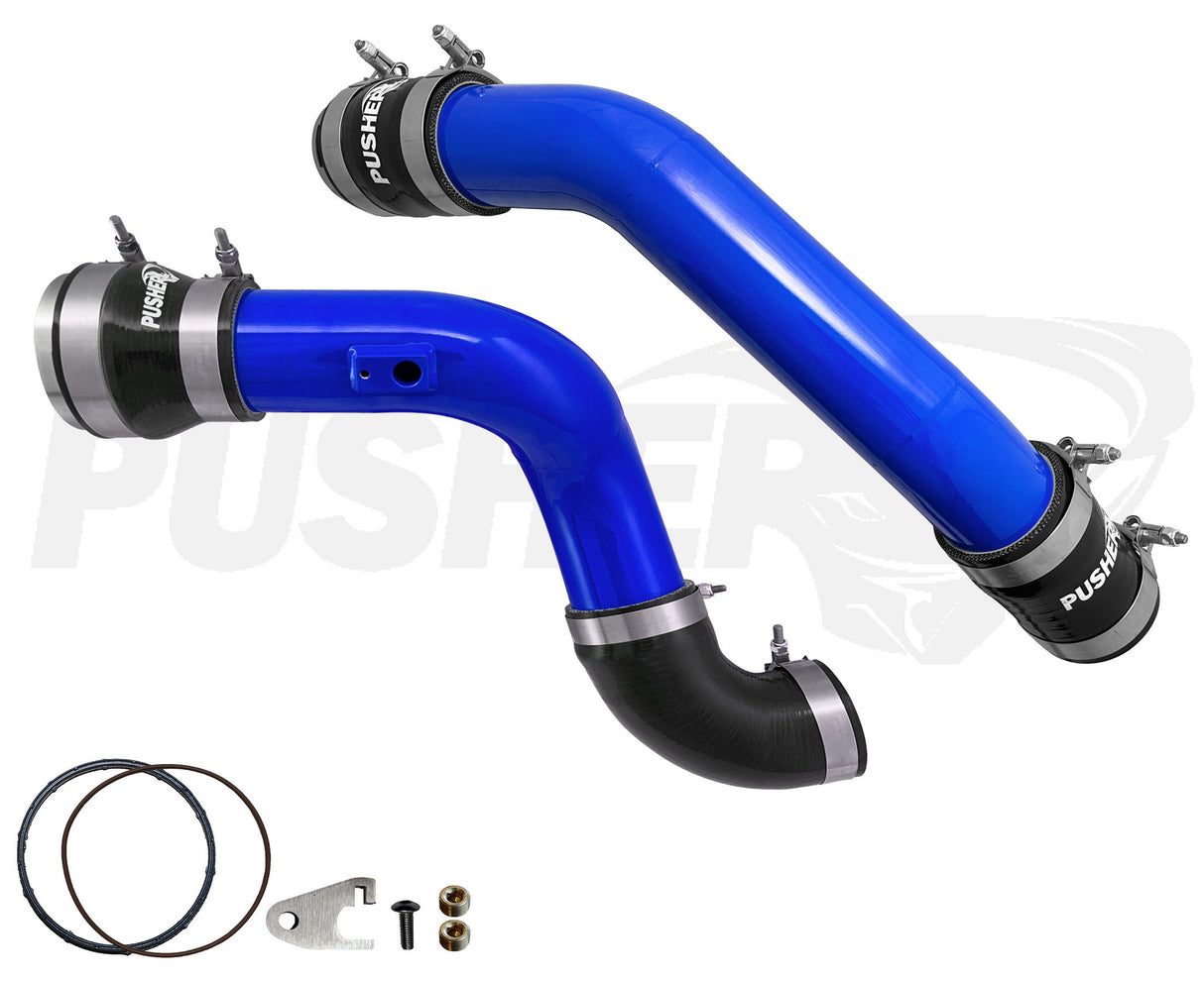 Pusher HD 3" Hot & Cold Side Charge Tubes for 2017-22 Ford F250/350 6.7L