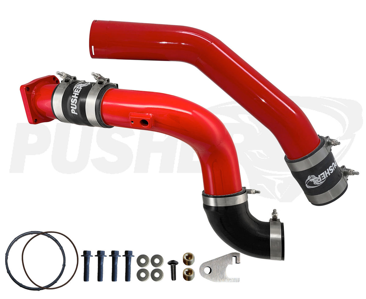 Pusher HD 3" Hot & Cold Side Charge Tubes for 2023+ Ford F250/350 6.7L