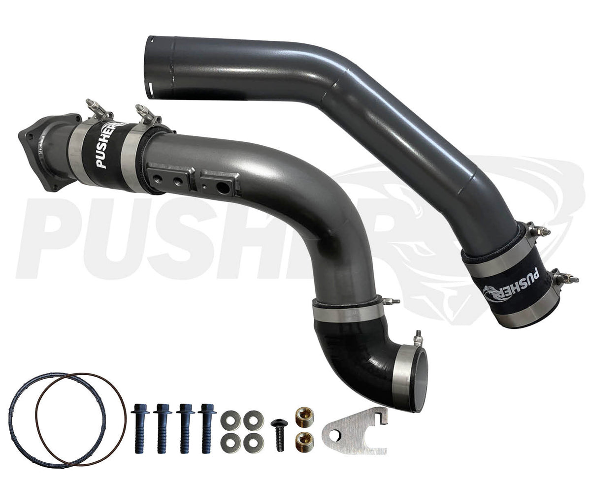 Pusher HD 3" Hot & Cold Side Charge Tubes for 2015-16 Ford F250/350 6.7L