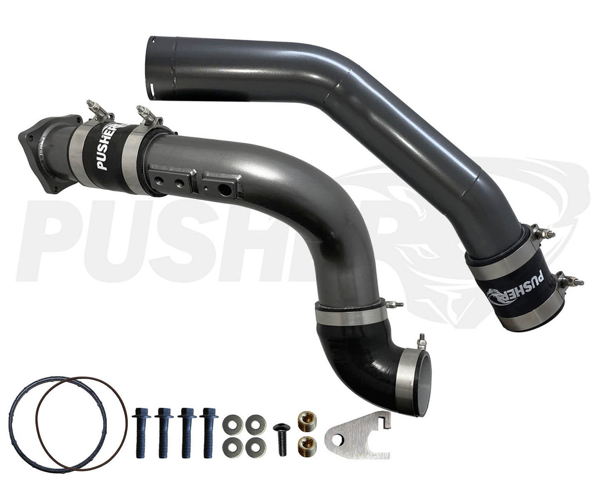 Pusher HD 3" Hot & Cold Side Charge Tubes for 2023+ Ford F250/350 6.7L