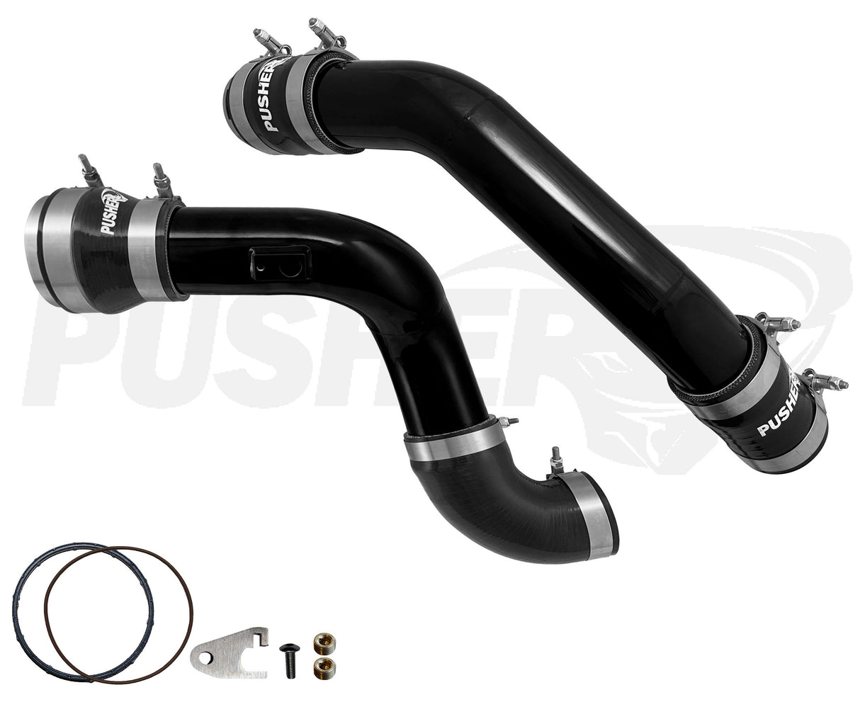 Pusher HD 3" Hot & Cold Side Charge Tubes for 2023+ Ford F250/350 6.7L
