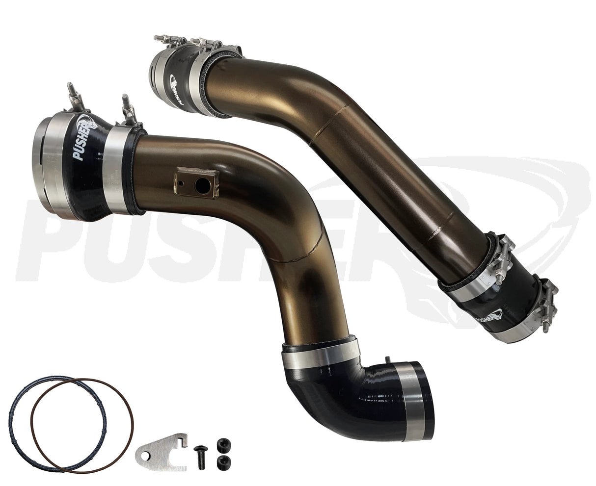 Pusher HD 3" Hot & Cold Side Charge Tubes for 2017-22 Ford F250/350 6.7L