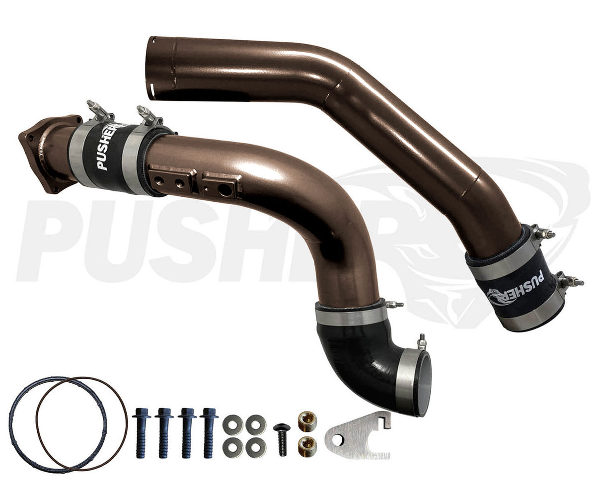 Pusher HD 3" Hot & Cold Side Charge Tubes for 2023+ Ford F250/350 6.7L