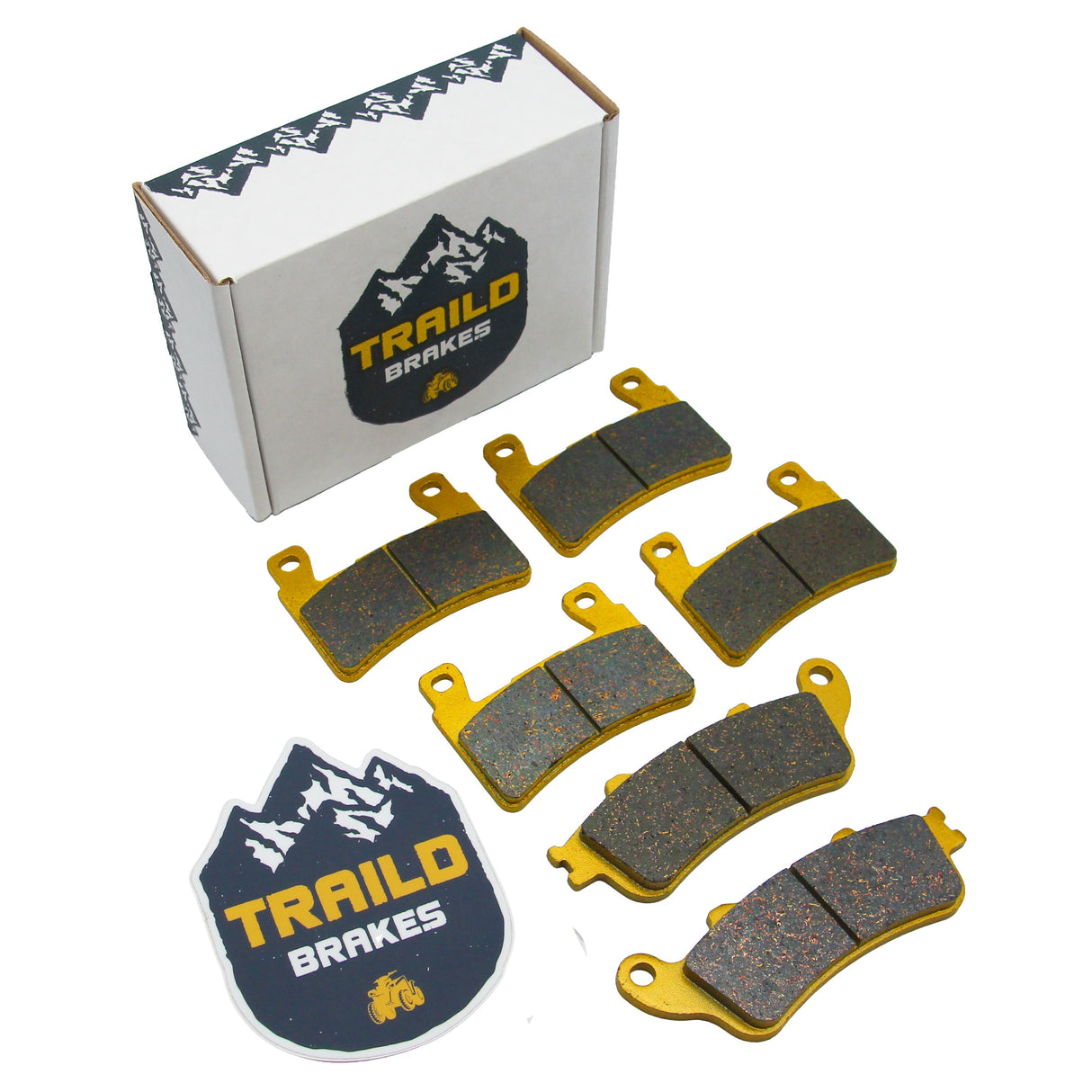 Honda GL1800C Valkyrie 2014-2015 Ceramic Brake Pad Set Traild