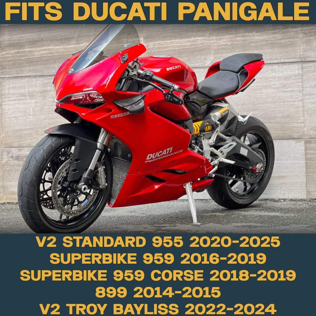 Ducati Panigale V2 955/959/899 2014-2025 Ceramic Brake Pad Set Traild