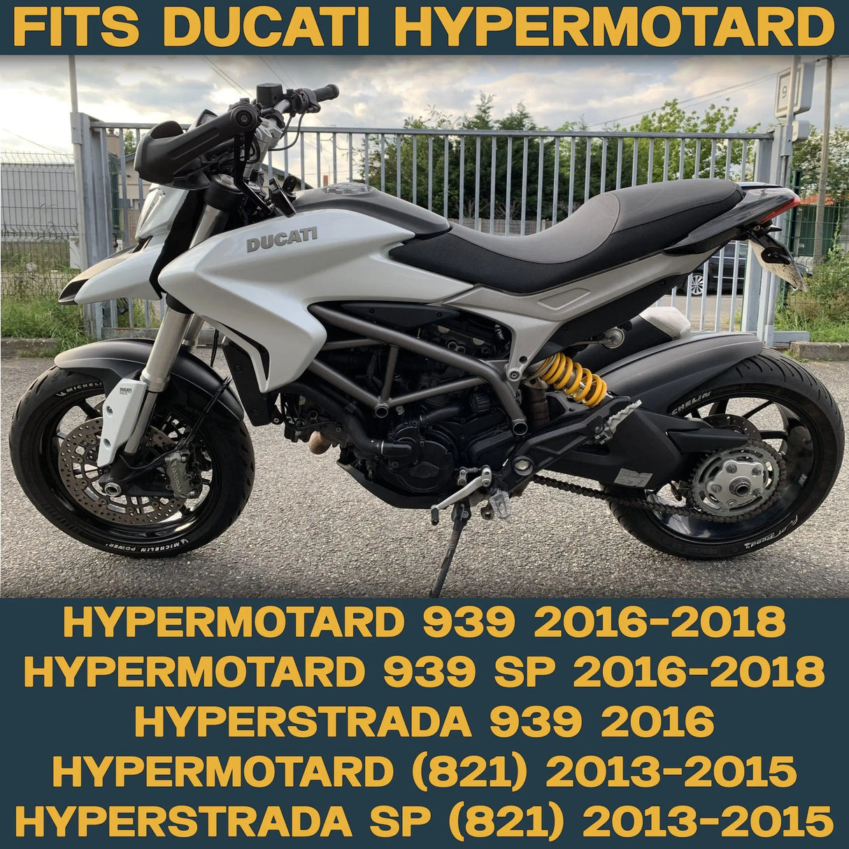 Ducati Hypermotard 821/939 2013-2018 Ceramic Brake Pad Set Traild