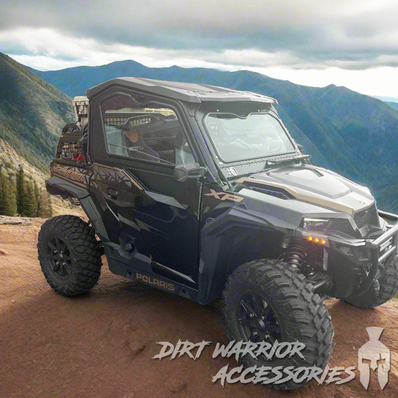 POLARIS GENERAL 2-SEAT Cab Enclosure "THE VAULT" 2016+ Upper Side Doors & Panels (Patent Pending)
