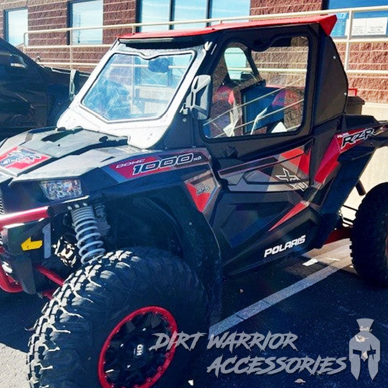 POLARIS RZR 1000XP/TURBO 2-SEAT Cab Enclosure "THE VAULT" 2014-23 Upper Side Doors & Panels (Patent Pending)