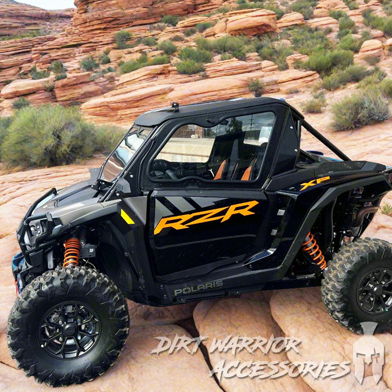 POLARIS RZR 1000XP/TURBO 2-SEAT Cab Enclosure "THE VAULT" 2024+ Upper Side Doors & Panels (Patent Pending)